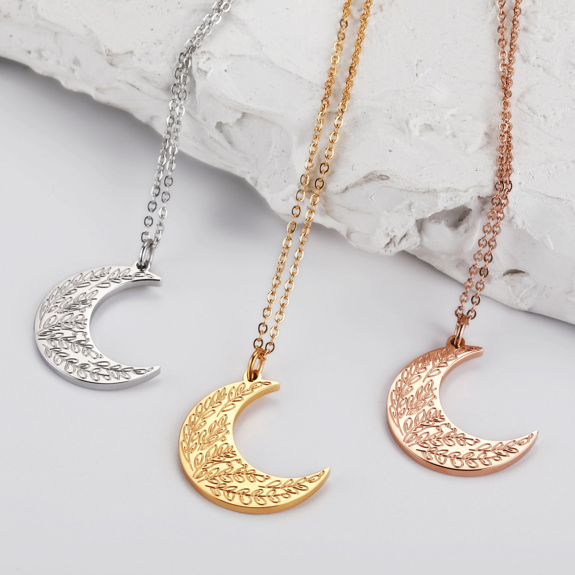 Darjali Jewelry Botanical Moon Necklace Group